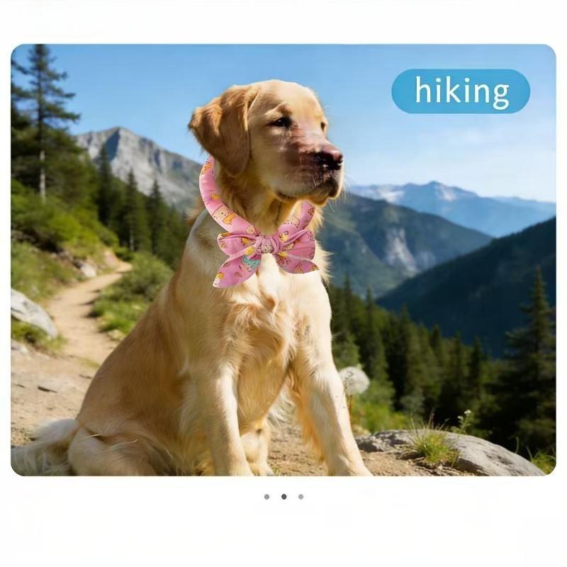 Stylish Cooling Solution!Pink puppy dog Cooling Bandana, Perfect for Walks & Outings