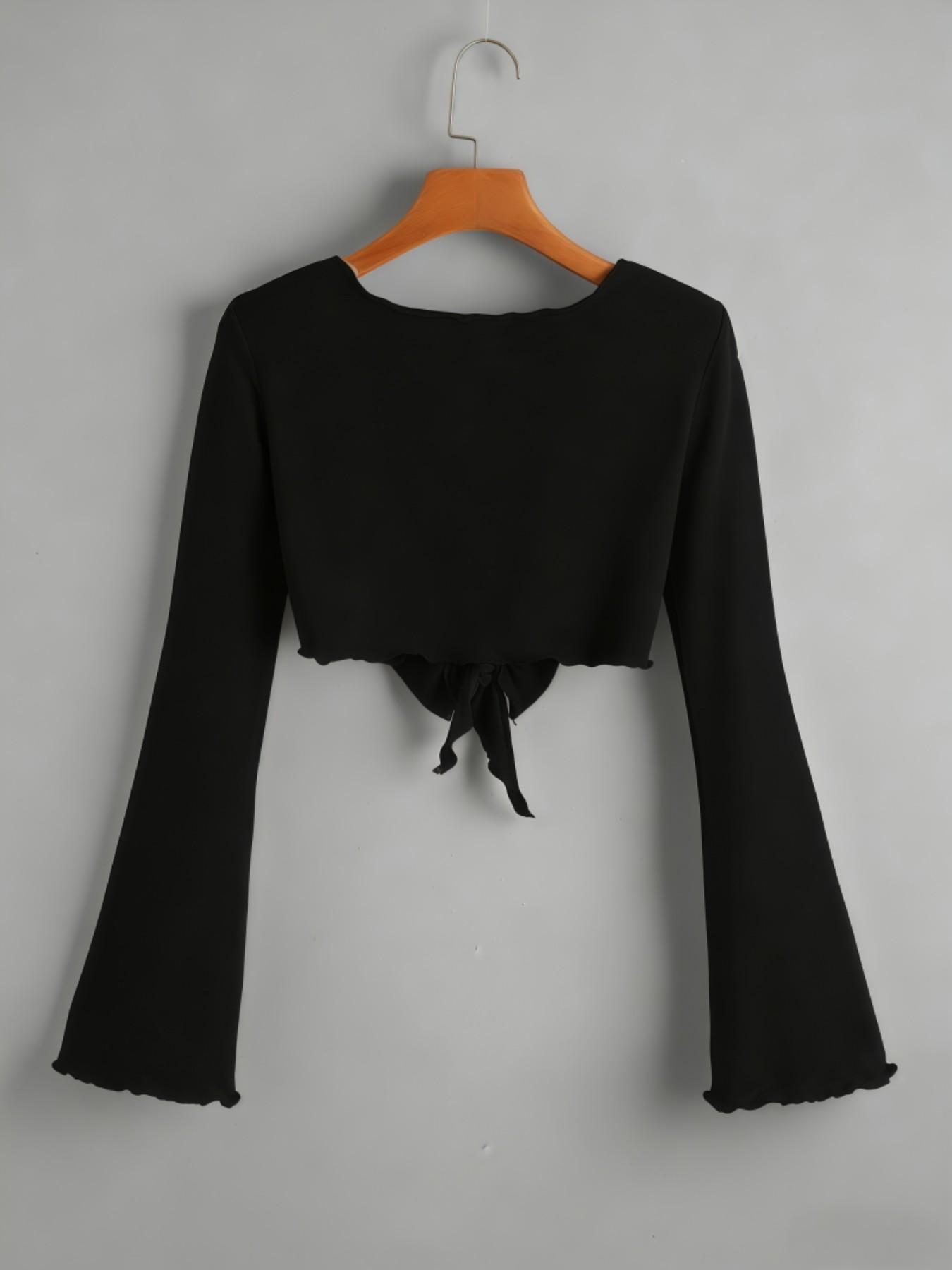 Simple Solid Color Cardigan Knitwear Spring & Fall Long Sleeve Sun Protection Fashion Versatile Top, Slim-Fitting Graphic Pattern