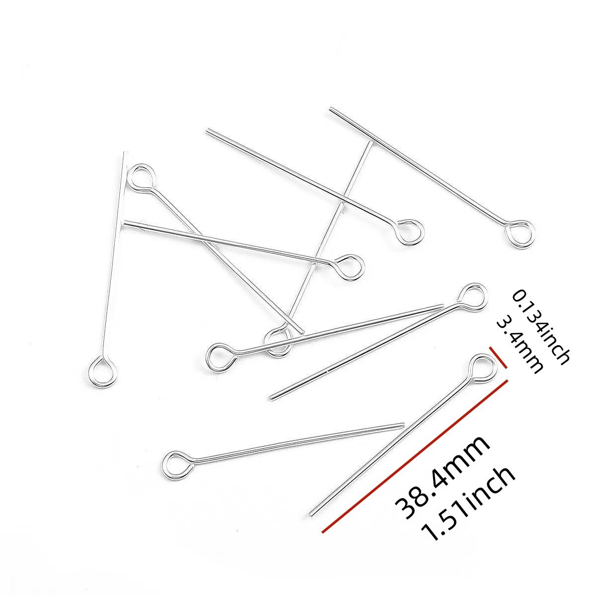 DIY Jewelry Making Supplies, 9-Piece Iron Needle Set, Electroplated Handmade Bead Stringing Tools, Essential Craft Accessories