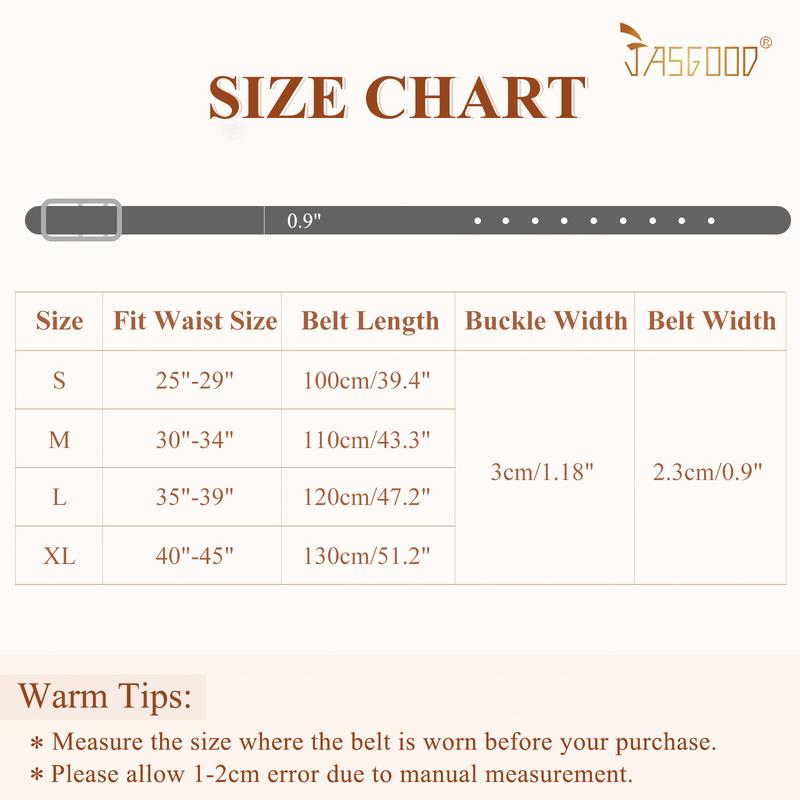 JASGOOD Women Reversible Leather Belt Two-in-One Ladies Fashion Skinny Waist Belt for Pants Jeans  Dresses