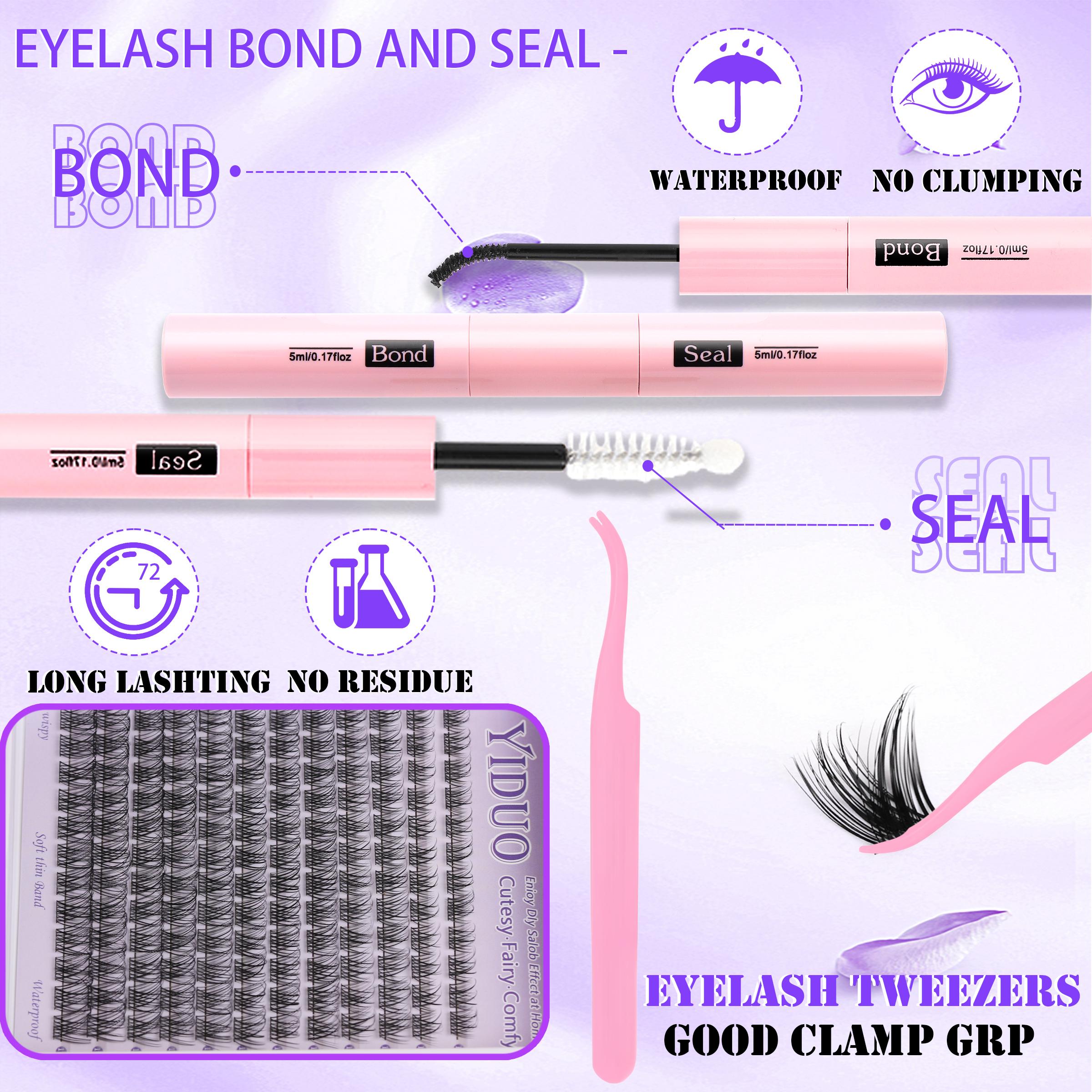 3 Styles Lash Clusters Kit Great value Lash Kit 10-18mm Clusters Extensions Natural Look Eyelash Extensions DIY Individual Lash Kit with Lash Bond and Seal, Lash Remover,Lash Tweezers,Eyelash Brush, Eyelash Tools Exquisite Eyelash Gift Set