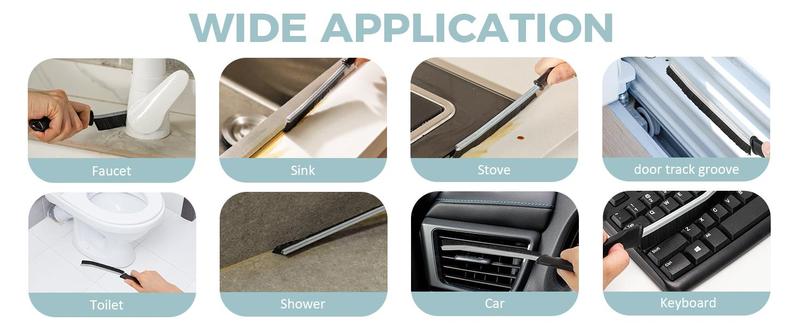 Mother's Day Gift-5 Pcs Crevice Cleaning Brush Hard Bristle Brush Multifunctional for Bathroom Kitchen Crevice Cleaning Tool Mother's Slay