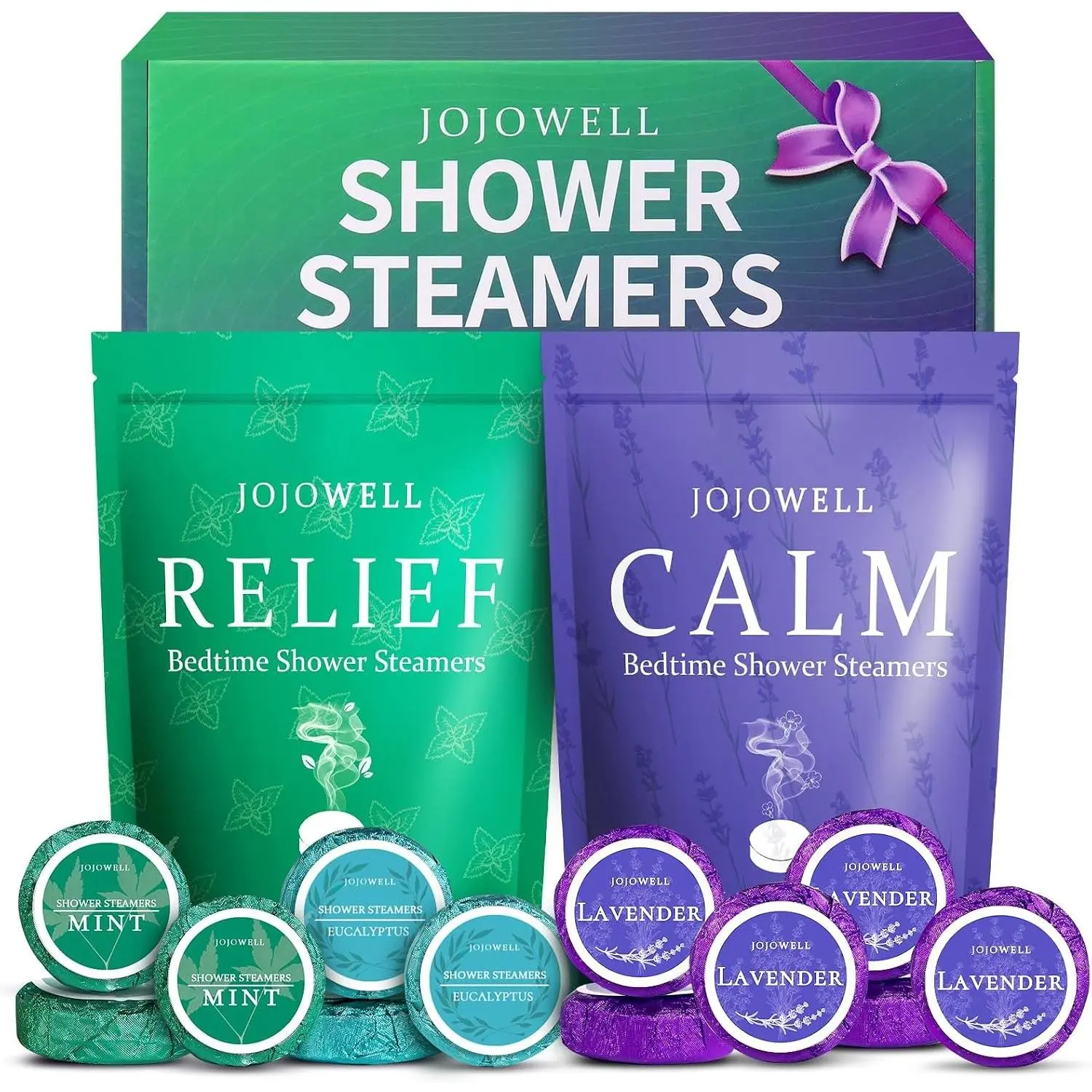 Purple and Green 12 Pack