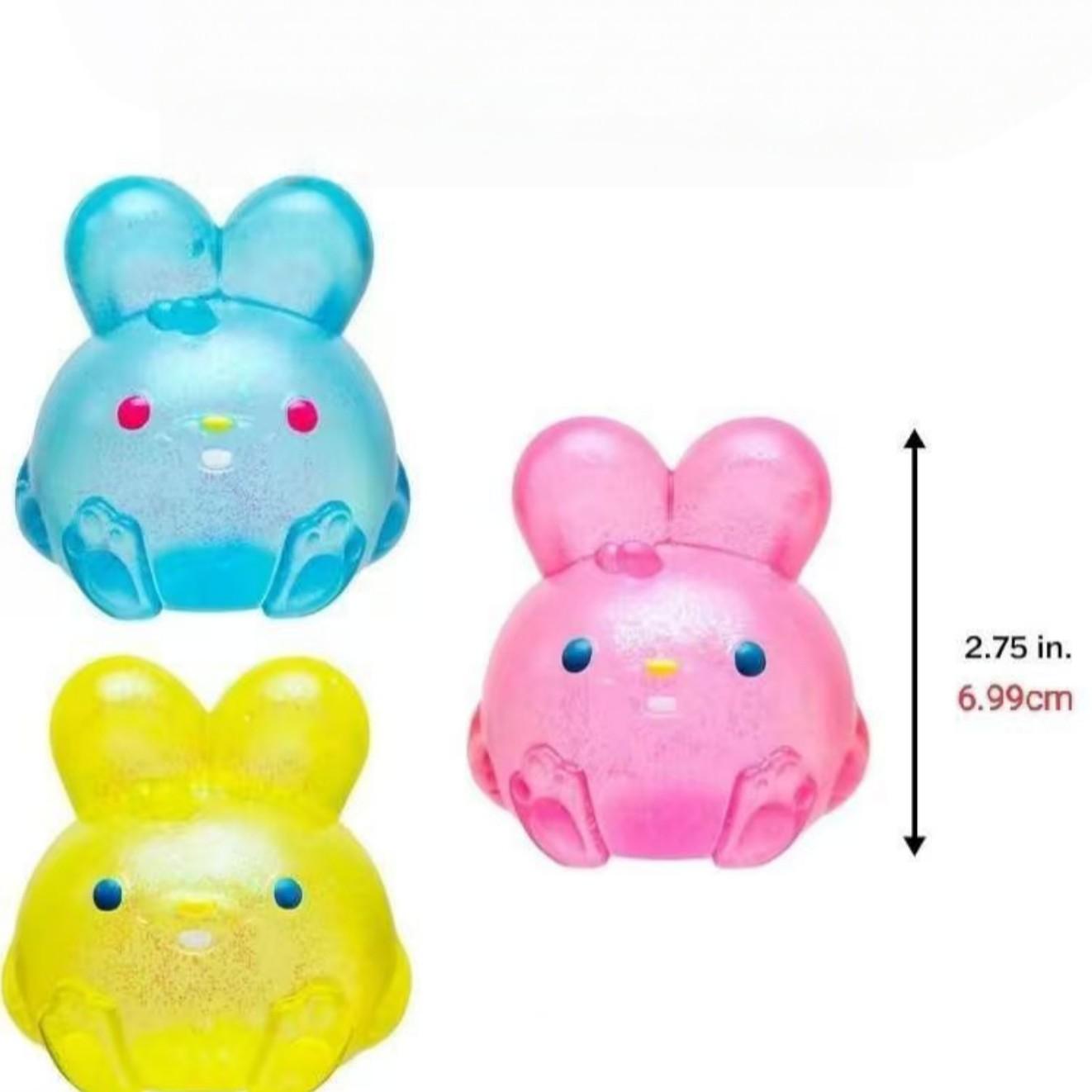 Stress Relief Realistic Rabbit Squeeze Toy, Educational Stress Reliever, Soft Plush Bunny, Perfect for Anxiety Reduction, Kids & Adults