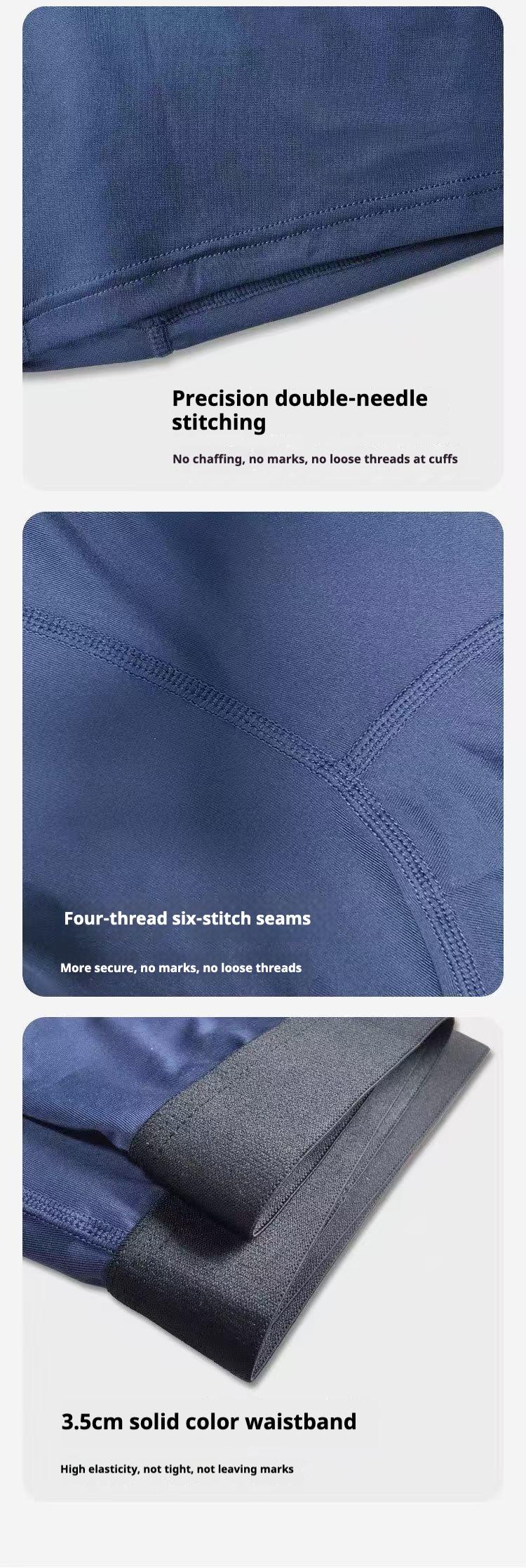 6 Pack Men’s Long Leg Boxer Briefs M-5xl, No Chafing and Breathable Sport Athletic Underwear, Quick Dry for Gym & Daily Use