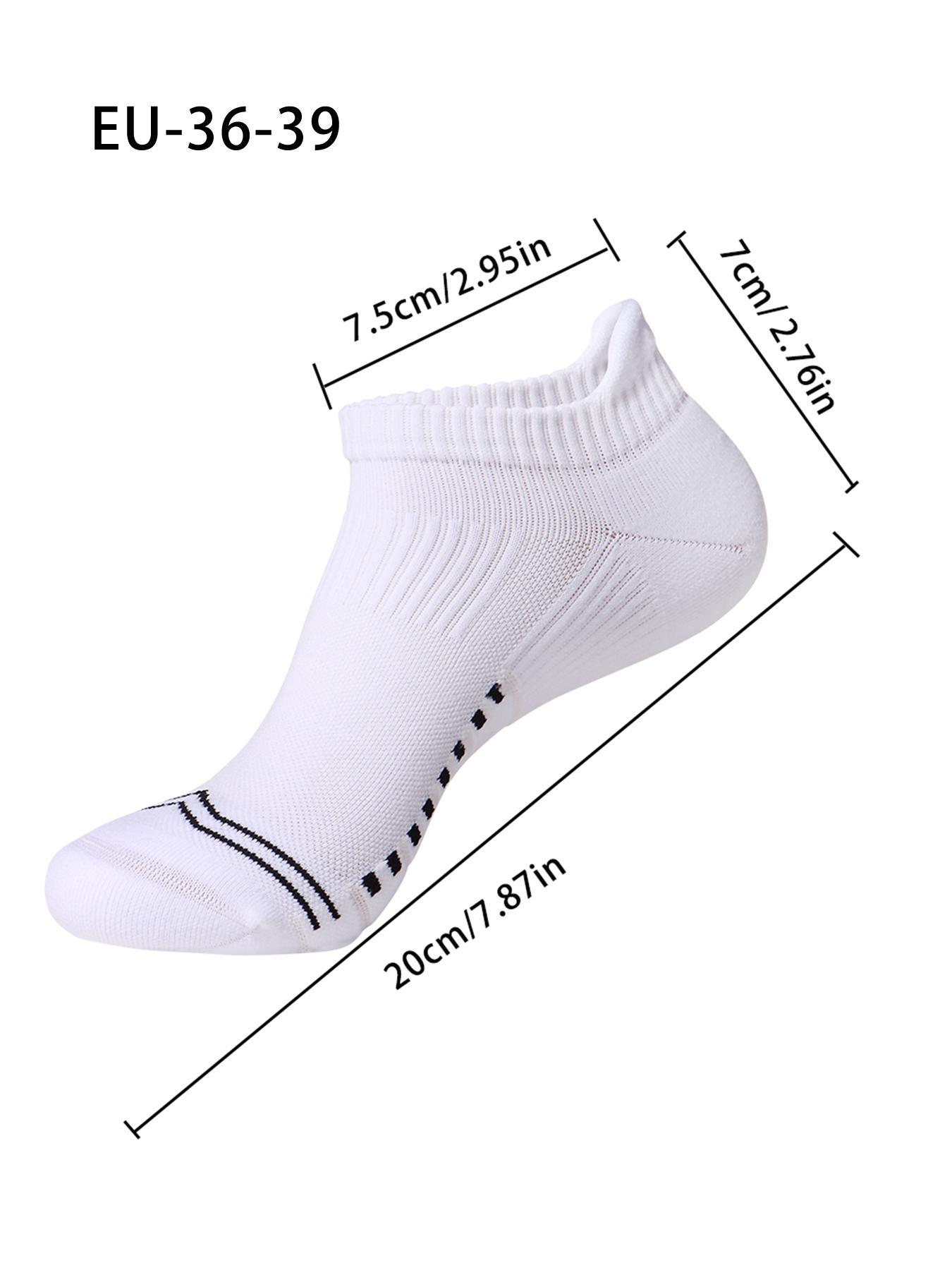 10/20Pairs Women's Compression Running Socks,  Ankle Support Sports Socks, Low Cut Cushioned Athletic Socks, Track Socks for Comfort & Performance