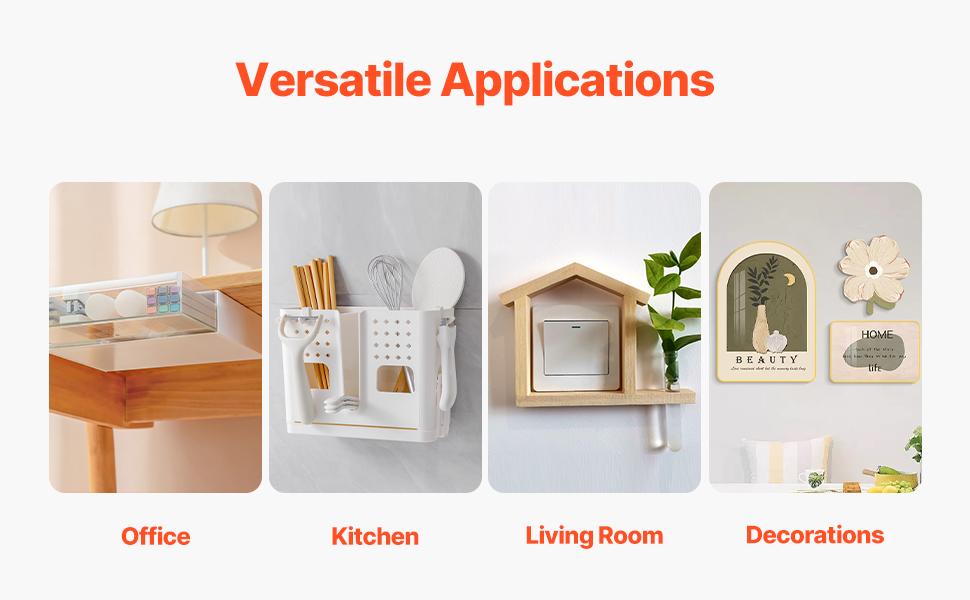 VEVOR Picture Hanging Strips, 16 Pairs, X-Large Picture Hangers with Removable Adhesive, Hook Loop Strips, Wall Hanging Strips for Damage Free Picture Hanger, Mounting of Photos, Frames, Wall Decor VEVOR Picture Hanging Strips, 16 Pairs, X-Large Picture Hangers with Removable Adhesive, Hook Loop Strips, Wall Hanging Strips for Damage Free Picture Hanger, Mounting of Photos, Frames, Wall Decor