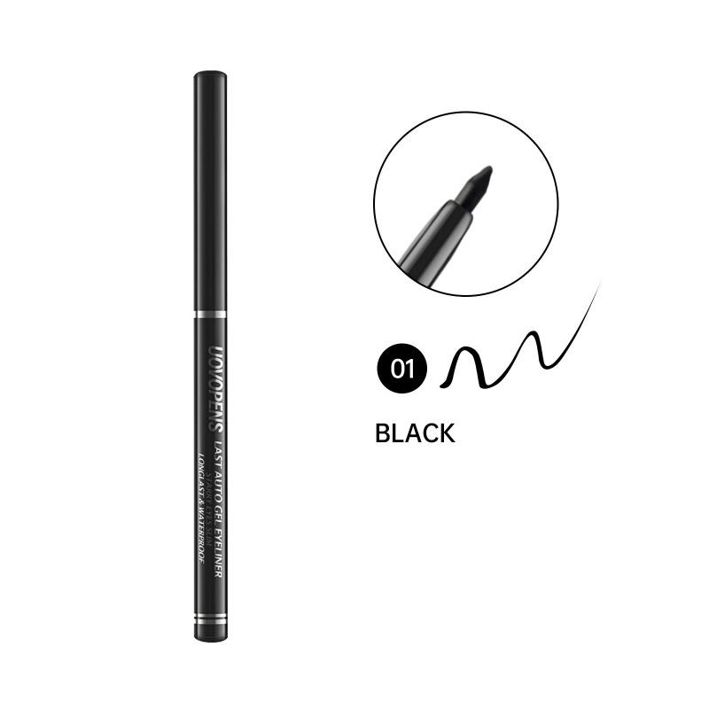 UOVOPENS famous craftsman, black eyeliner pen Gel Eyeliner ultra-thin eyeliner waterproof UP04