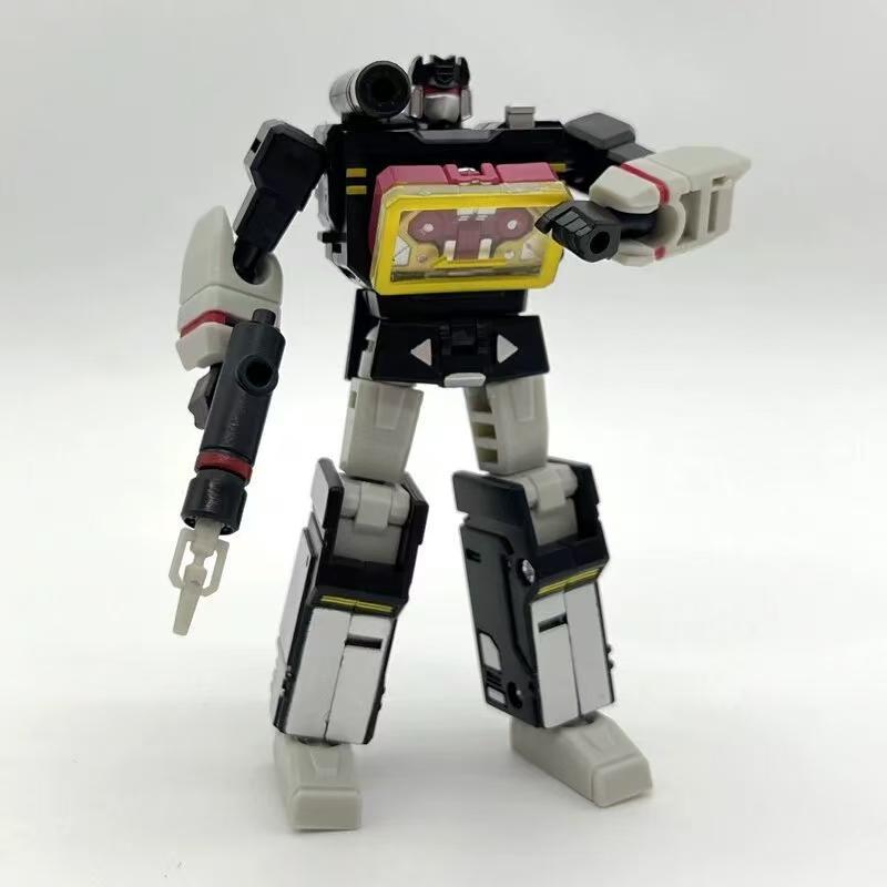 In Stock PT-04 Black Soundwave PT04B Transformation Tape G1 Mini Pocket War KO DX9 Action Figure Robot Toys christmas Kids Gift