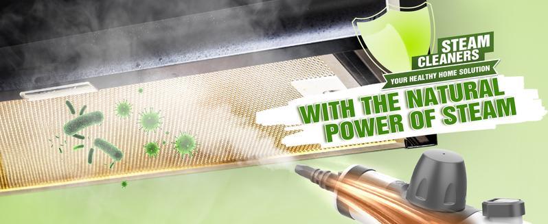 Pressurized Handheld Multi-Surface Natural Steam Cleaner with 12 pcs Replacement Parts , Multi-Purpose Steamer for Springtok , Home and Car Thanksgiving Early