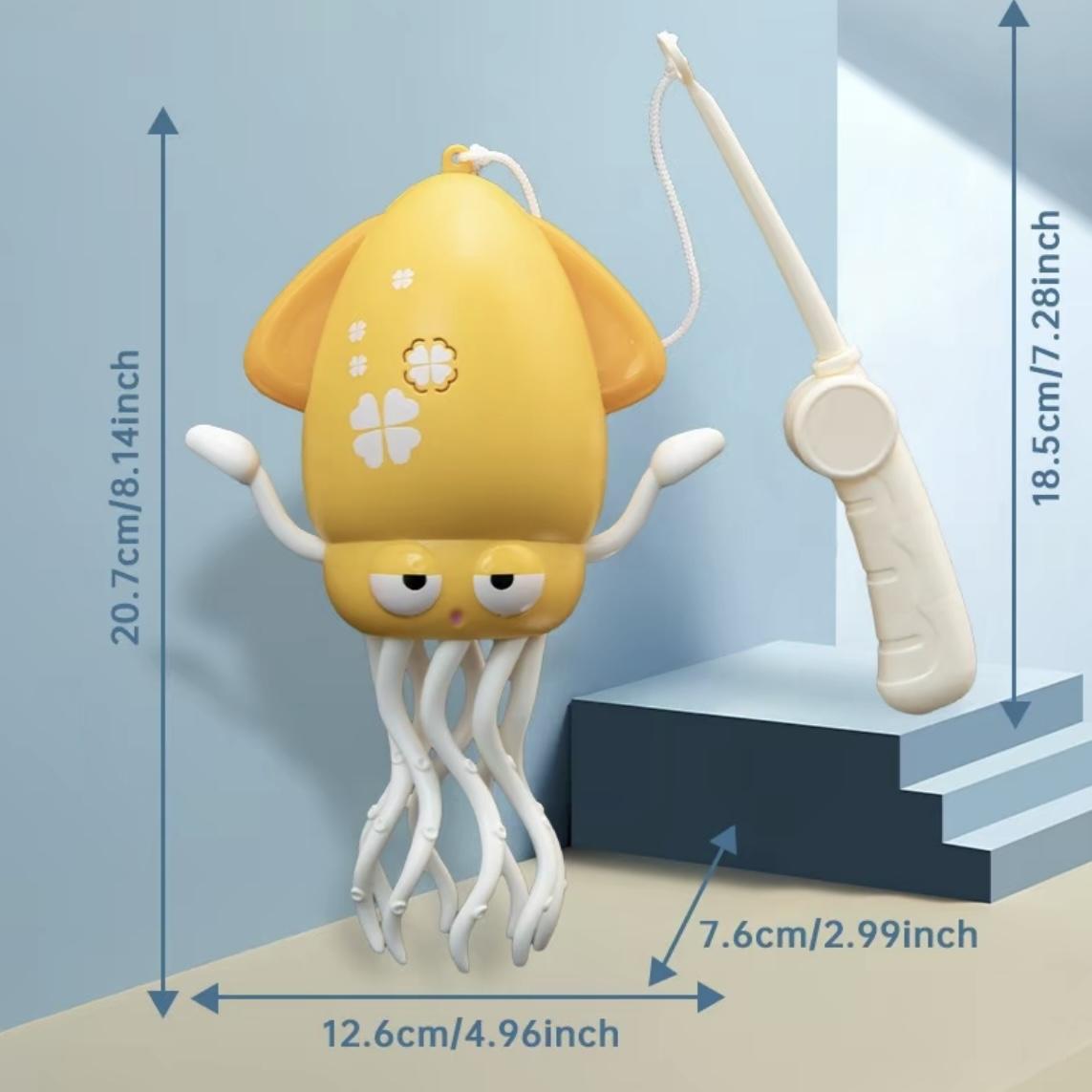 Electric Dancing Octopus Baby Toys|Crawling Octopus Tummy Time Sensory Toys for Kids 3-6 Years old|Automatic Swing Squid Toy with Lighting and Music|Birthday Gifts for 3 4 5 6 7 8 Year Old Boys Girls