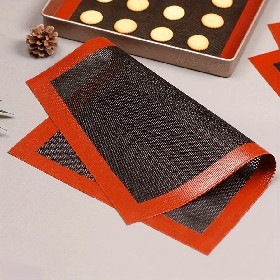 1pc/2pcs, Perforated Silicone Baking Mat, Non-stick Silicone Baking Mats - Oven Baking Mat,, For Cookie, Macarons, Bread And Pastry, Reusable Baking Mats, Kitchen Accessory, Baking Tool