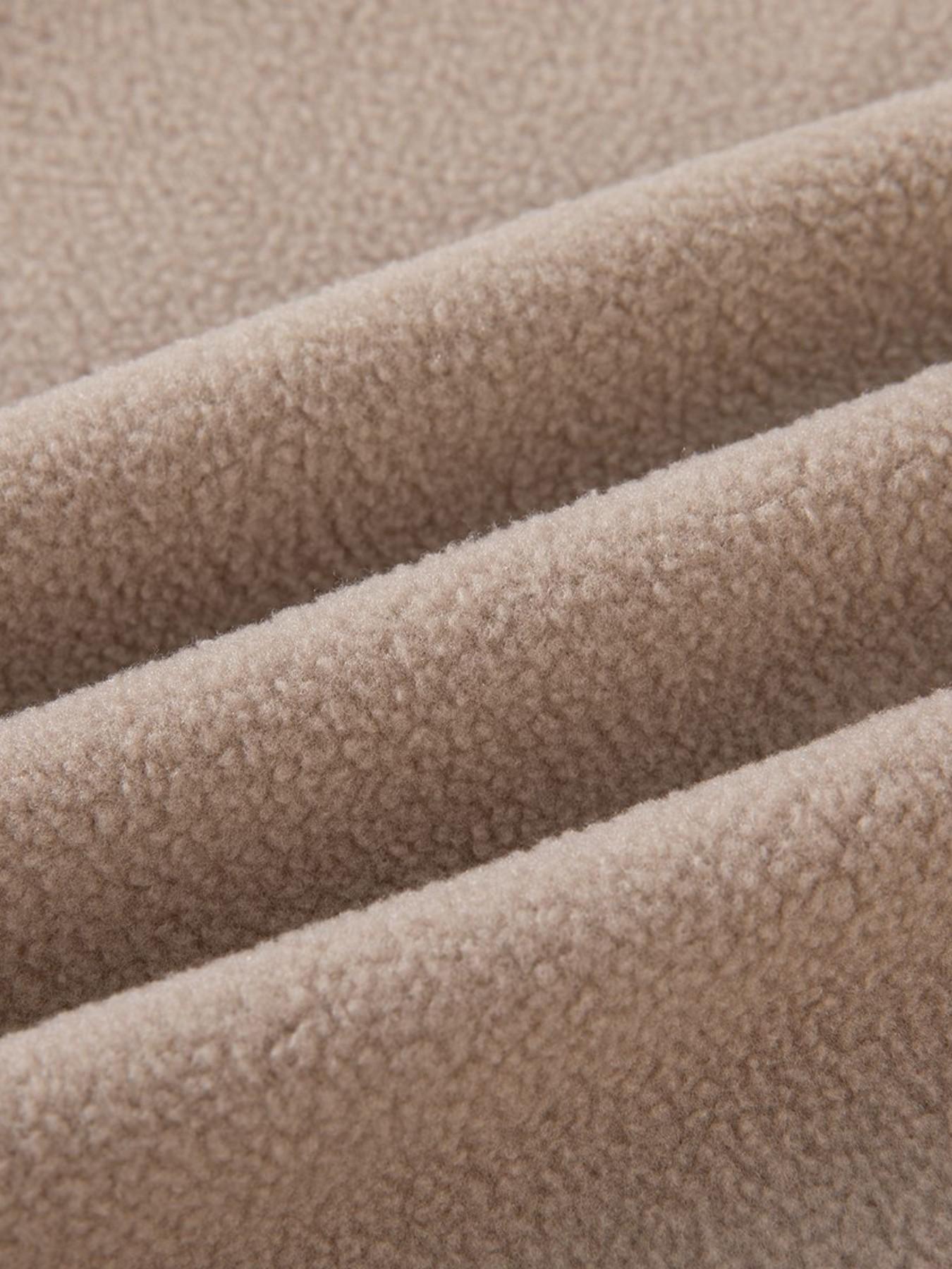 Unisex Kids Sweatshirt, Warm Casual Top, Polyester Fabric, Solid Color Design, Spring & Fall Wear, Suitable for Ages 1-8 Years