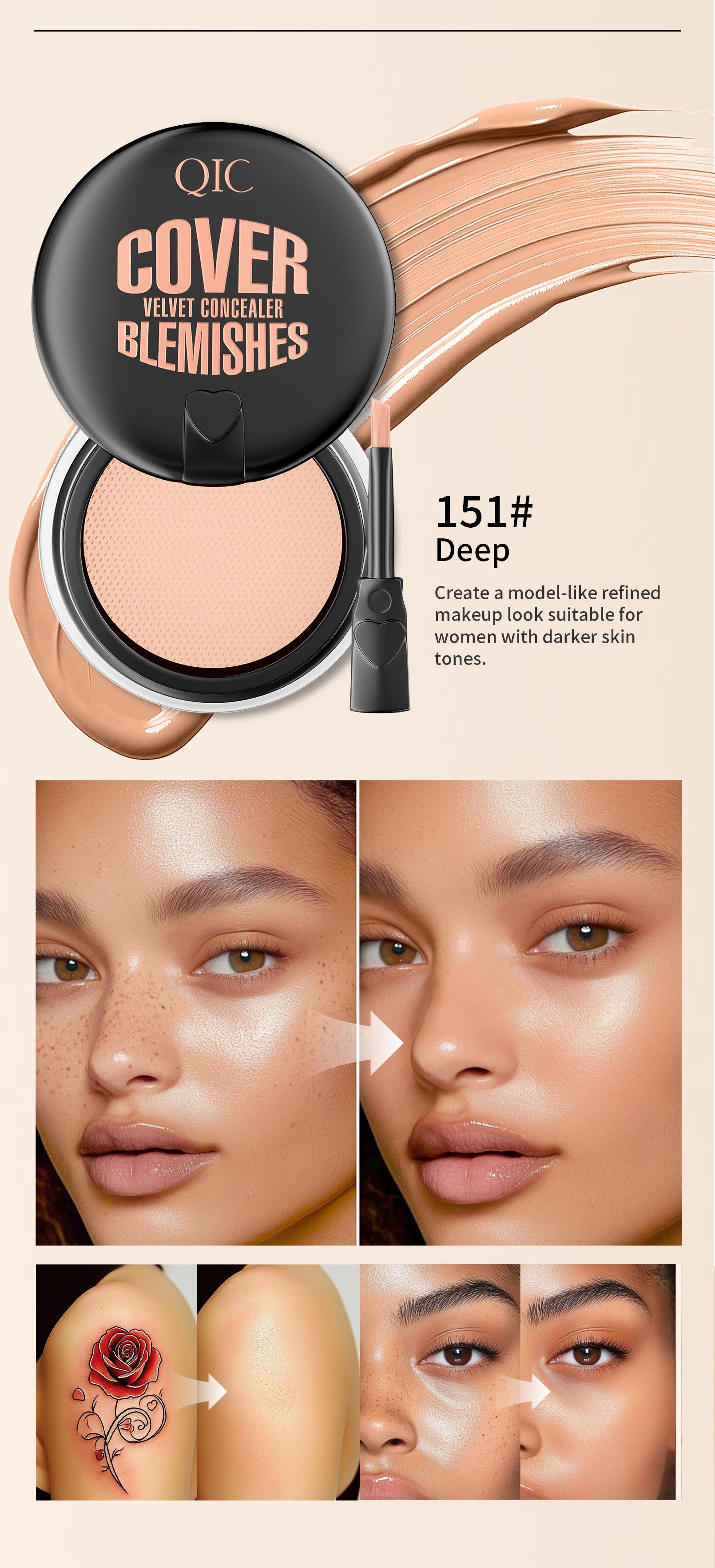 3-tone concealer, concealer, contouring concealer, facial concealer, dark circle concealer, blemish and acne scar concealer, high-coverage concealer, waterproof concealer, long-lasting concealer