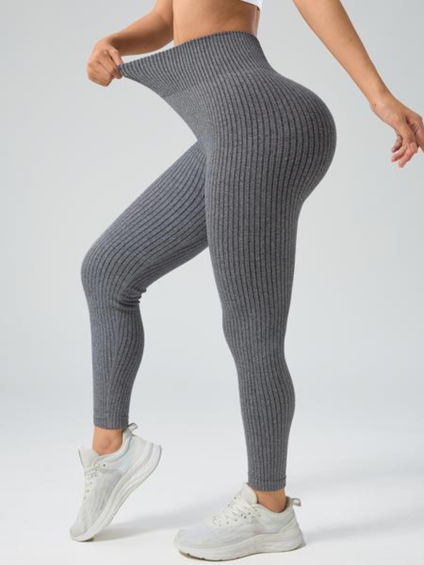 Women's High Waist Sporty High Stretch Leggings, Casual Comfortable Breathable Tight Fit Pants, Ideal for Yoga Gym Running, All-Season Women's Sports Wear