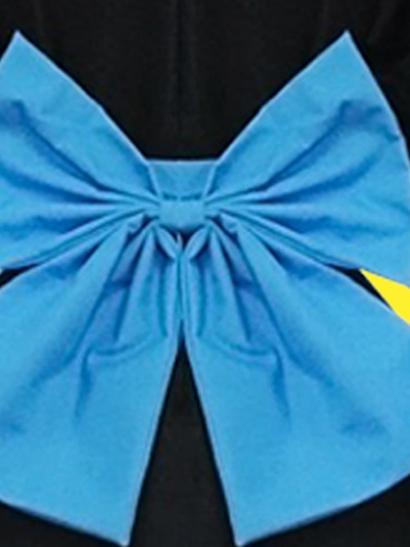 Anime Panty & Stocking with Garterbelt Younger Sister Anarchy Stocking Cosplay Costume Gothic Maid Lolita Dress Long Socks