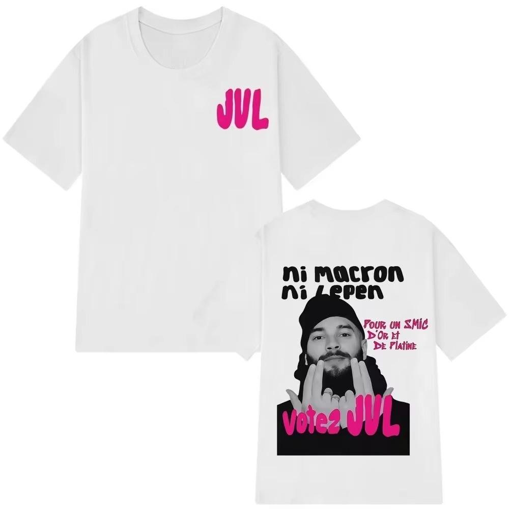 Summer Y2k Hip Hop T-shirt JUL Fashion Pattern Printed T-shirt Casual Aesthetics Fashion Men's and Women's T-shirt