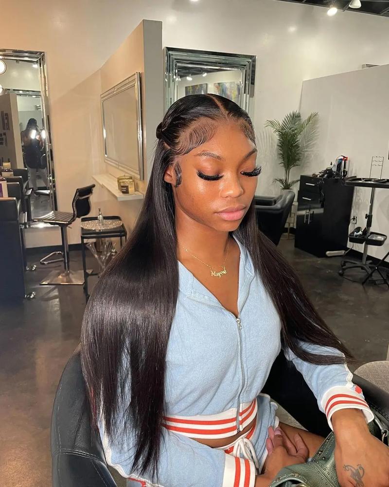 Ready to Wear Glueless Wig Straight for Women Pre Plucked Brazilian 5x5 6x4 Transparent Lace Closure Human Hair Wigs Pre Cut 30 Inch Bling Hair On Sale 180% TikTokShopHolidayHaul