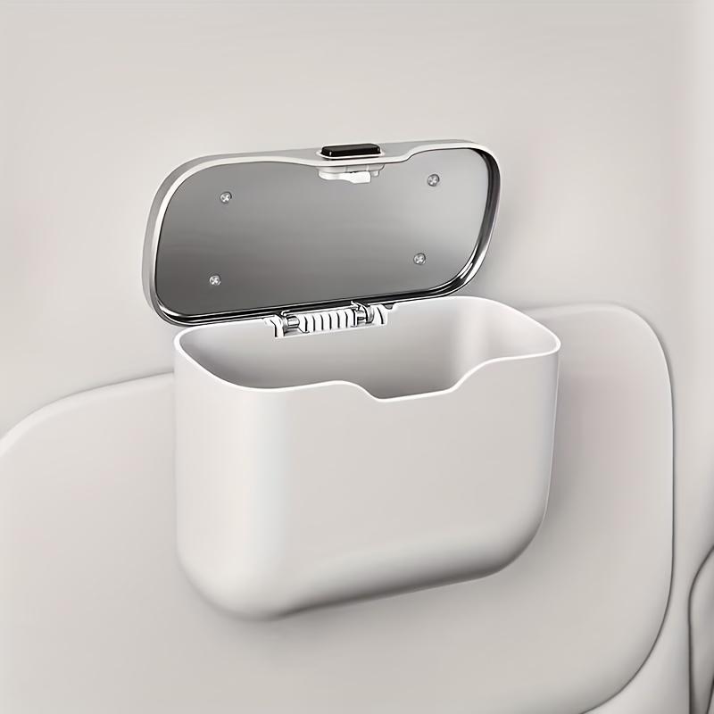 Minimalist Car Trash Can, Durable ABS Material Interior Waste Bin, Essential Accessory for Commuters and Car Owners