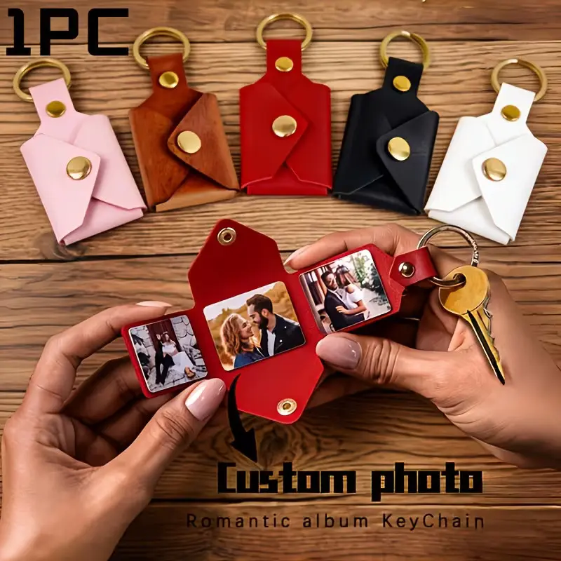 Foldable Photo Album Keychain, Handmade Romantic Gift, Personalized Keychain for Anniversary, Holidays, Boyfriend/girlfriend