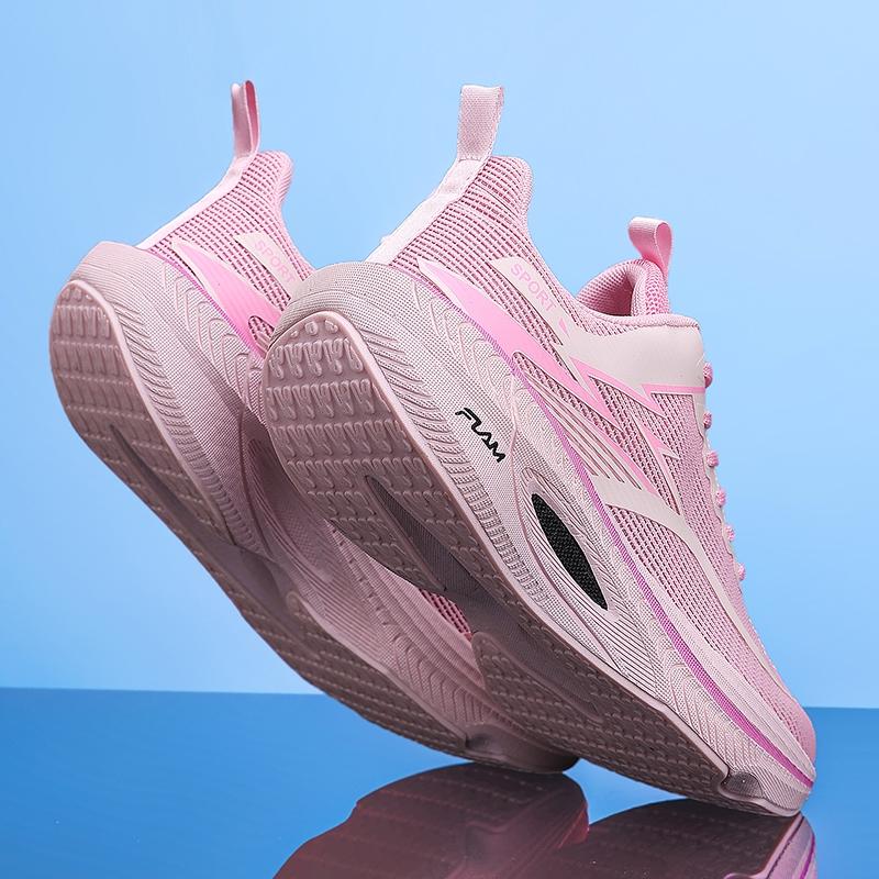 Spring New Casual Sports Shoes, High-Quality Running Shoes for Couples, Comfortable Soft Thick Sole, Breathable Mesh, Anti-Slip Sole