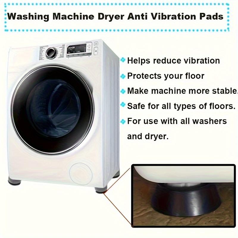 4pcs Anti Vibration Pads, For Washing Machine And Dryer Rubber Isolation Pads, Vibration Damping Pads, Anti-Walk Universal