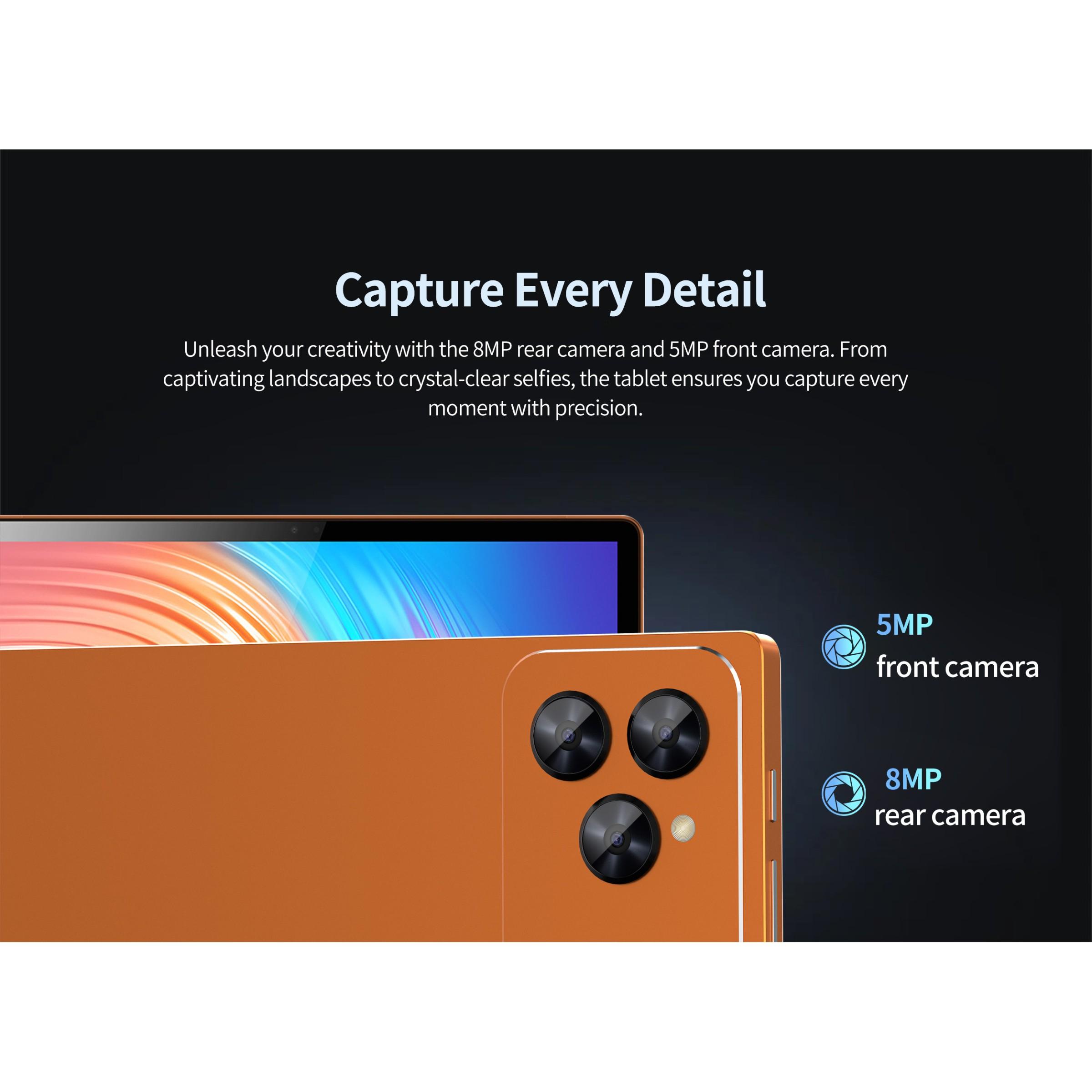 2026 New Touchscreen Wireless Tablet PC 10.1 Inch Android 13, 1920x1200 HD IPS Touch Screen, 4GB RAM 64GB ROM, 6000mah Battery, Office Leisure Multi-Scenario Use Learning Entertainment Tablet