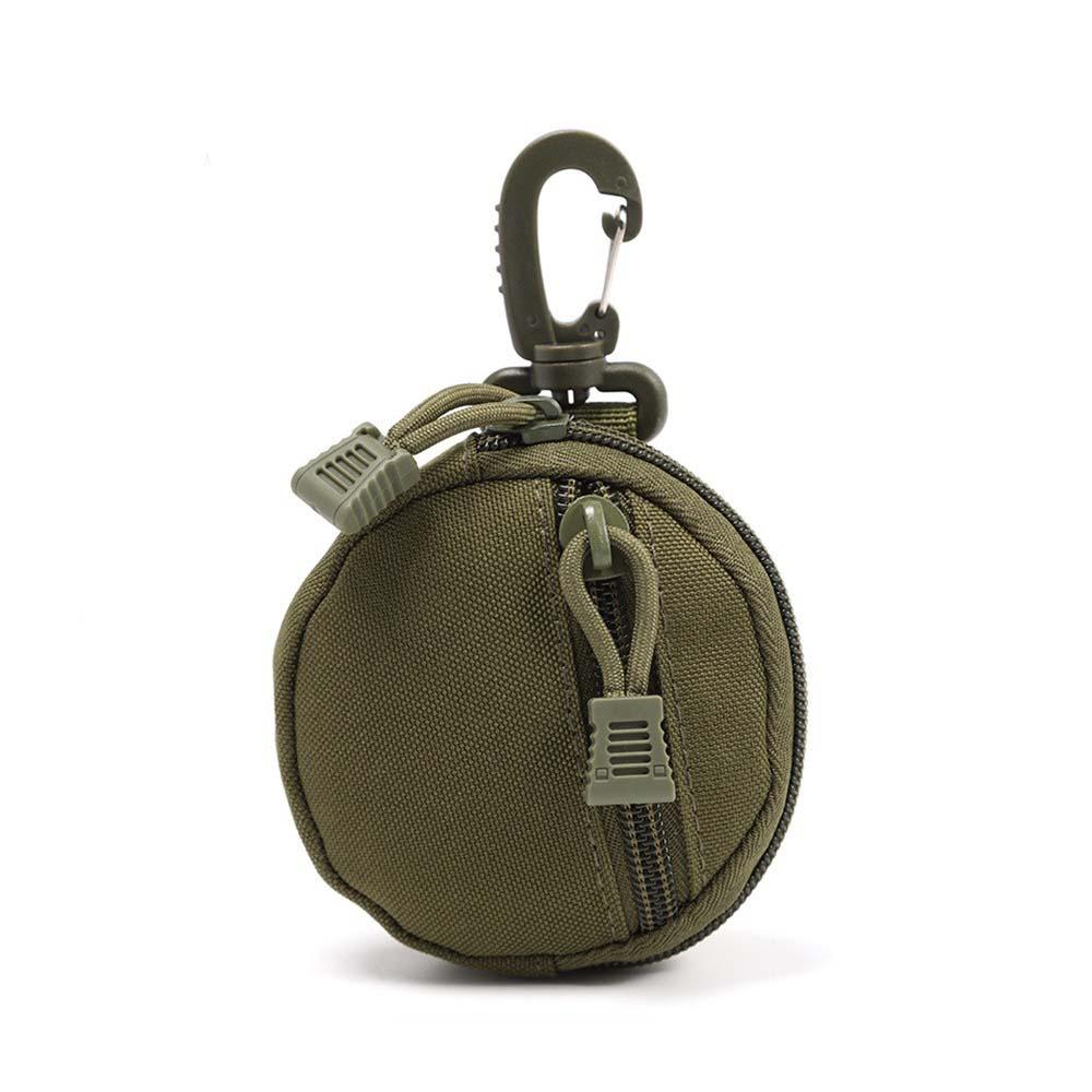 Durable Nylon Mini Storage Bag, Tactical Zipper Pouch for Daily Gear, Coin Purse, Keychain Holder, Wireless Earphone Stand, Portable Storage Organizer