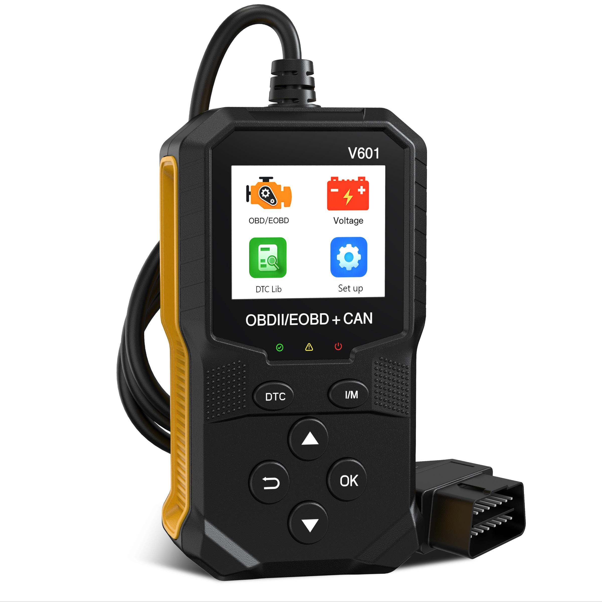 Professional Obd2 Scanner Diagnostic Tool, Engine Code Reader, Eobd/obdii Scan Tool, Real-Time Data Monitoring, Cloud Print, for Vehicles 1996+