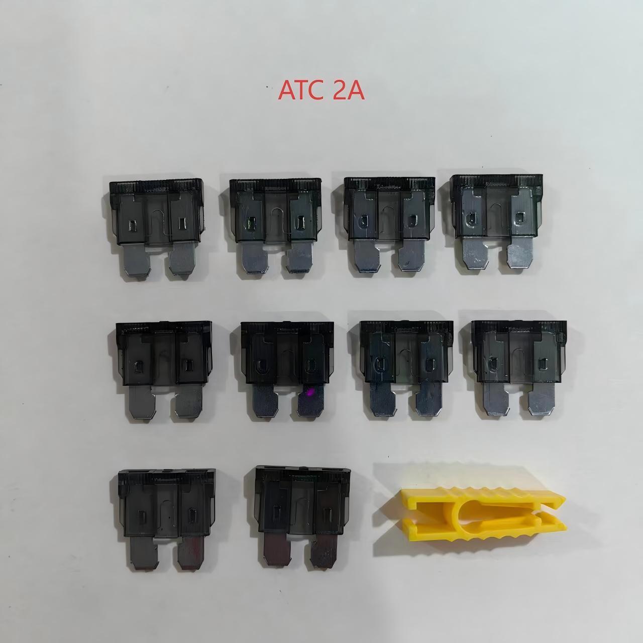 (10 Pack) Atc/ato Standard Blade Fuses, Nickel Plated, 12 Amp Specifications Available, Suitable for Cars, Trucks, Boats, Motorcycles, Suvs