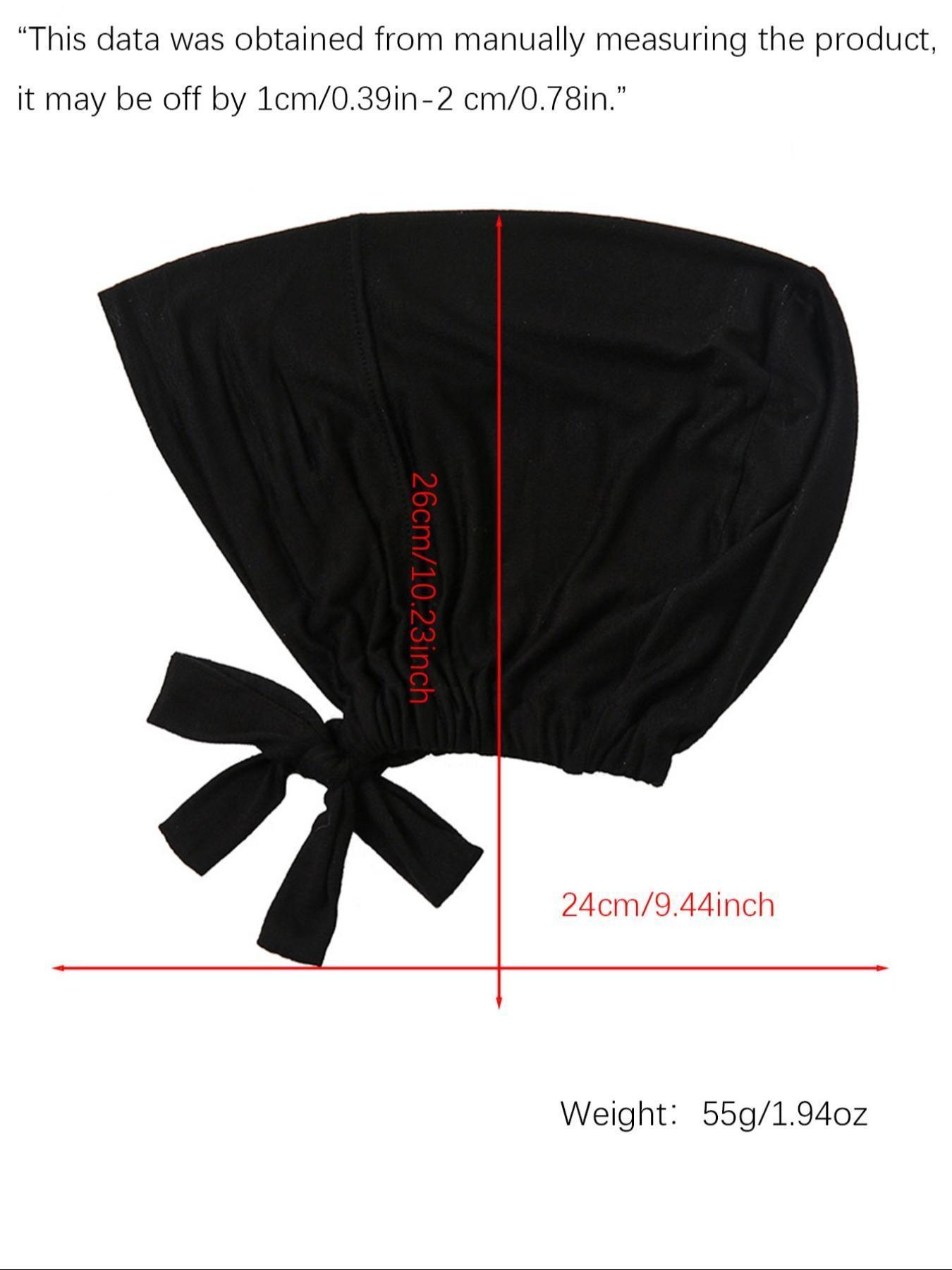 3pcs Satin Inner Caps for Hijab Wearers, Breathable Hair Care Accessories, Promote Scalp Health and Hair Growth, Jersey Hijabs for Various Occasions