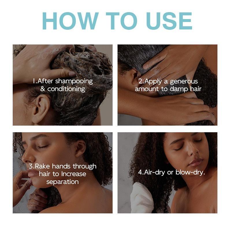 200ml 10-in-1 Curl Cream | Combines multi-benefit care with lightweight styling to help moisturize curls, reduce dryness and frizz, enhance curl definition and bounce, and leave hair softer and easier to manage for daily care and styling.