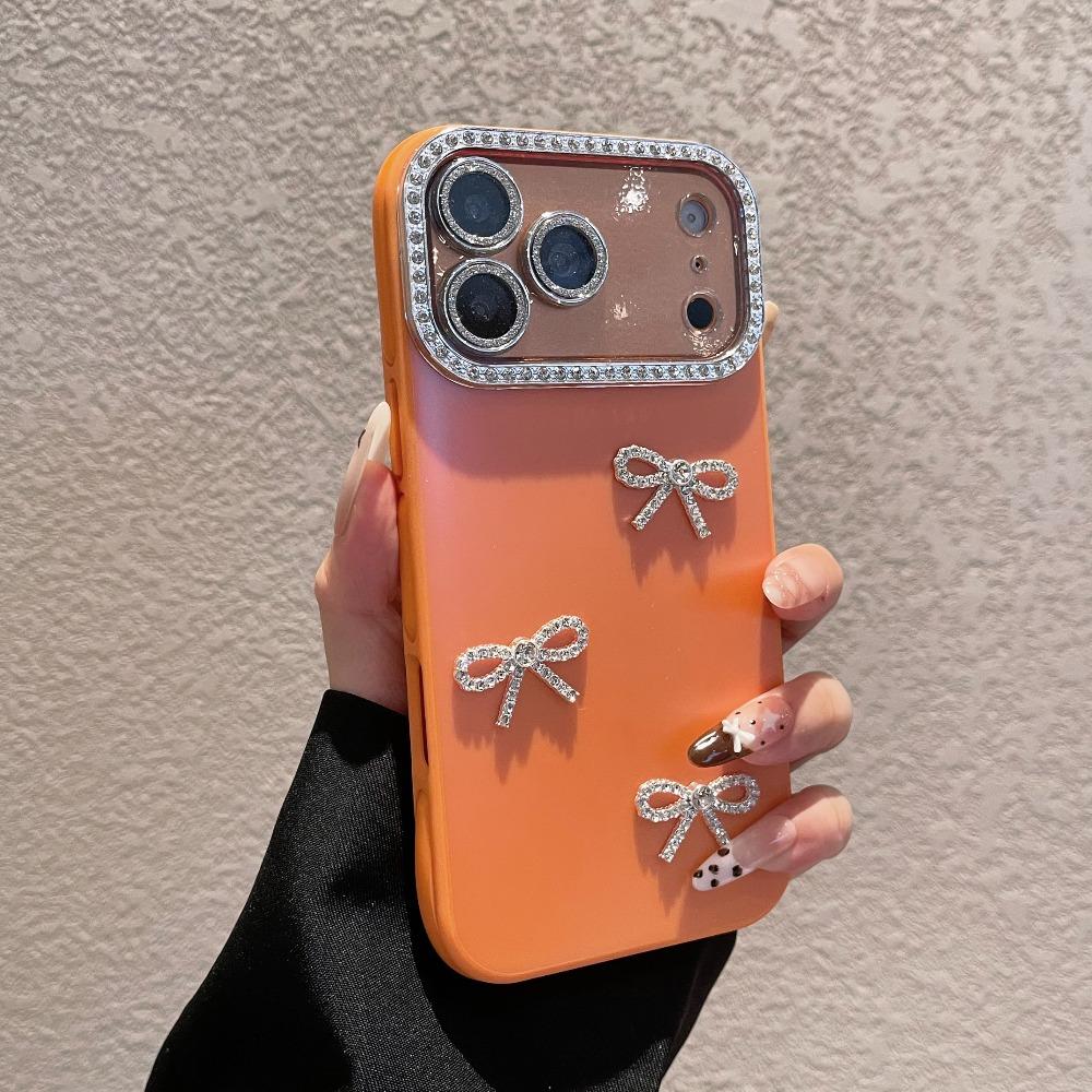 New Limited-Edition Luxury Diamond-Encrusted Large Window Phone Case For iPhone 17 16 15 14 13 Pro Max – Exquisite Butterfly-Inspired Shock-Resistant Protective Case