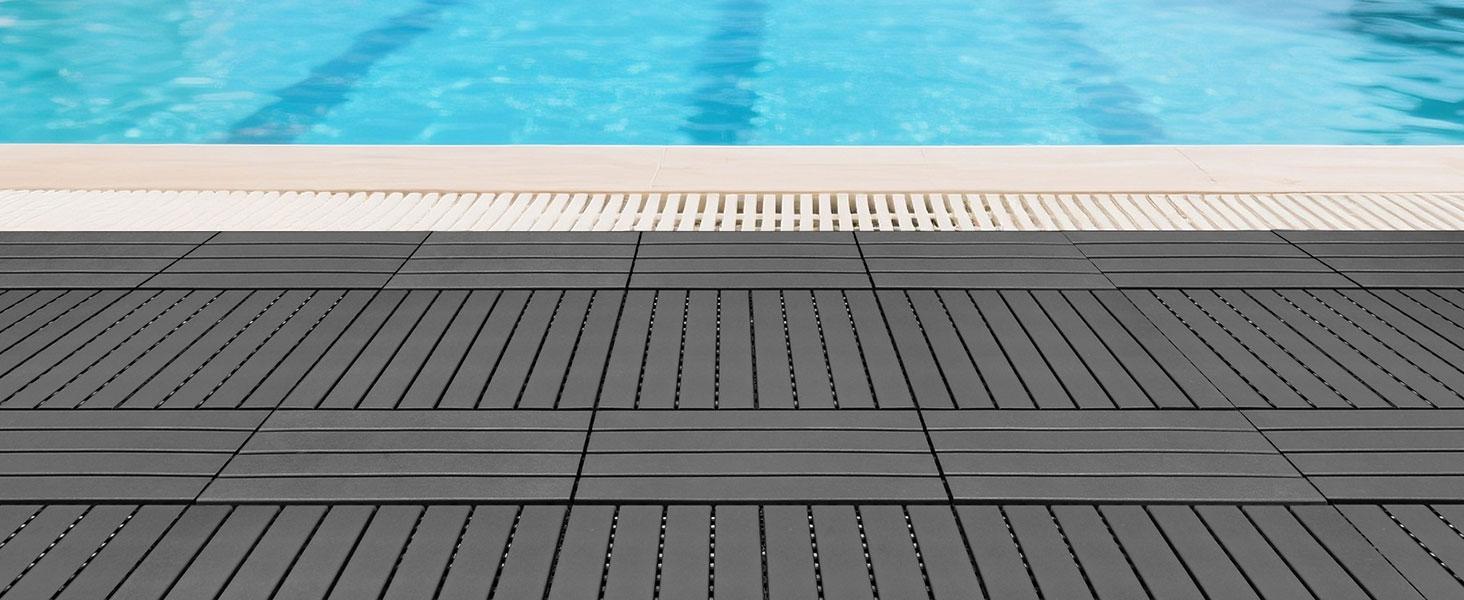 Interlocking Deck (24 PCS), 24x12 Inches Waterproof Outdoor Patio Flooring, Easy Snap Balcony Floor for Garden, Poolside, Backyard, Pathway, Indoor Use, foam marble tiles wpc frameless shower door Reinforced Garage Screen Interlocking Deck (24 PCS), 24x12 Inches Waterproof Outdoor Patio Flooring, Easy Snap Balcony Floor for Garden, Poolside, Backyard, Pathway, Indoor Use, foam marble tiles wpc frameless shower door Reinforced Garage Screen