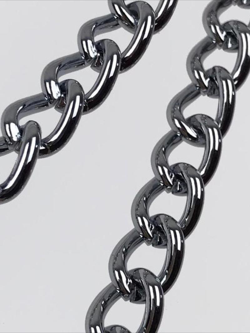 Hiphop Punk Chain Jeans Pants, Fashion Simple Trendy Unisex Personalized Waist Chains, Casual Denim Accessories for Men and Women Hiphop Punk Chain Jeans Pants, Fashion Simple Trendy Unisex Personalized Waist Chains, Casual Denim Accessories for Men and Women