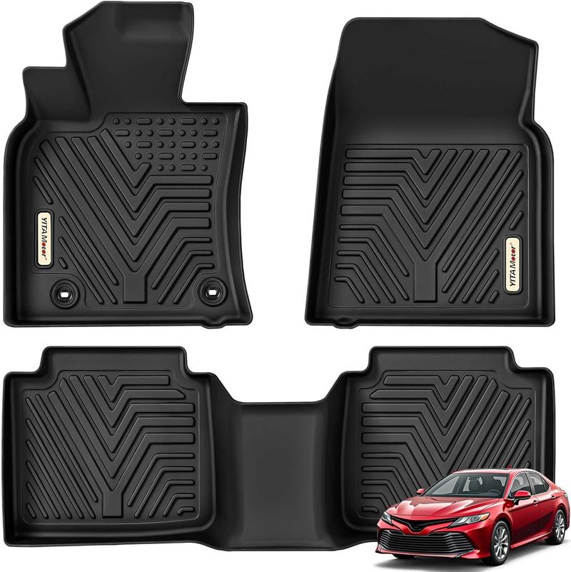 OEDRO Floor Mats Compatible with 2018-2024 Toyota Camry, Excludes Hybrid Models, Custom Fit Floor Liners 1st & 2nd Row All-Weather Protection, Black OEDRO Floor Mats Compatible with 2018-2024 Toyota Camry, Excludes Hybrid Models, Custom Fit Floor Liners 1st & 2nd Row All-Weather Protection, Black
