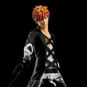Original Genuine Banpresto Bleach Maximatic 25cm Kurosaki Ichigo PVC Statue Collection Model Toys For Children Gifts in stock