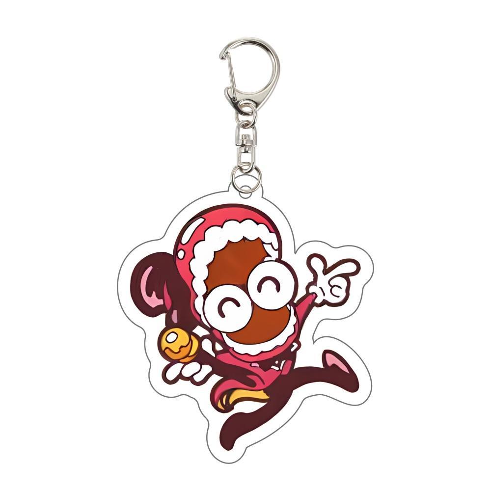 Anime Freak Circus Keychain Pomni Jax Ragatha Kinger Gangle Zooble Caine Chibi Acrylic Keyring Pendant Bag Charm Figure Key