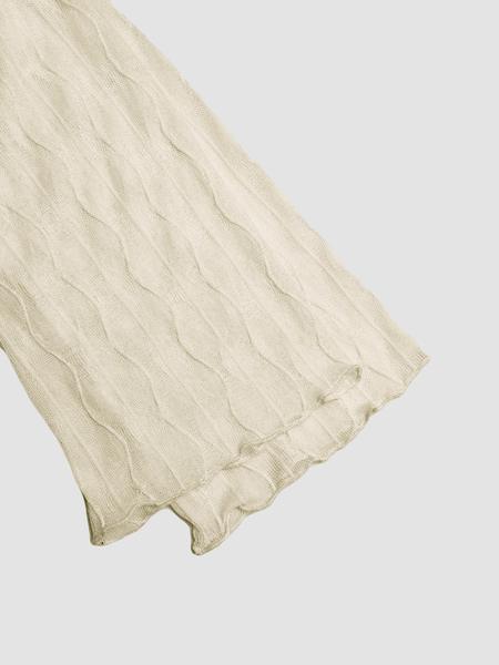 Women's Cute Sexy Button Tie Lace Top, Summer Woven Thin Fabric Loose Fit Blouse, Casual Fashionable Ladies' Clothing