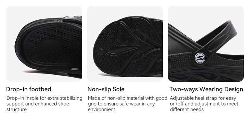 HOBIBEAR Unisex Garden Clogs Shoes Slippers Sandals for Men and Women