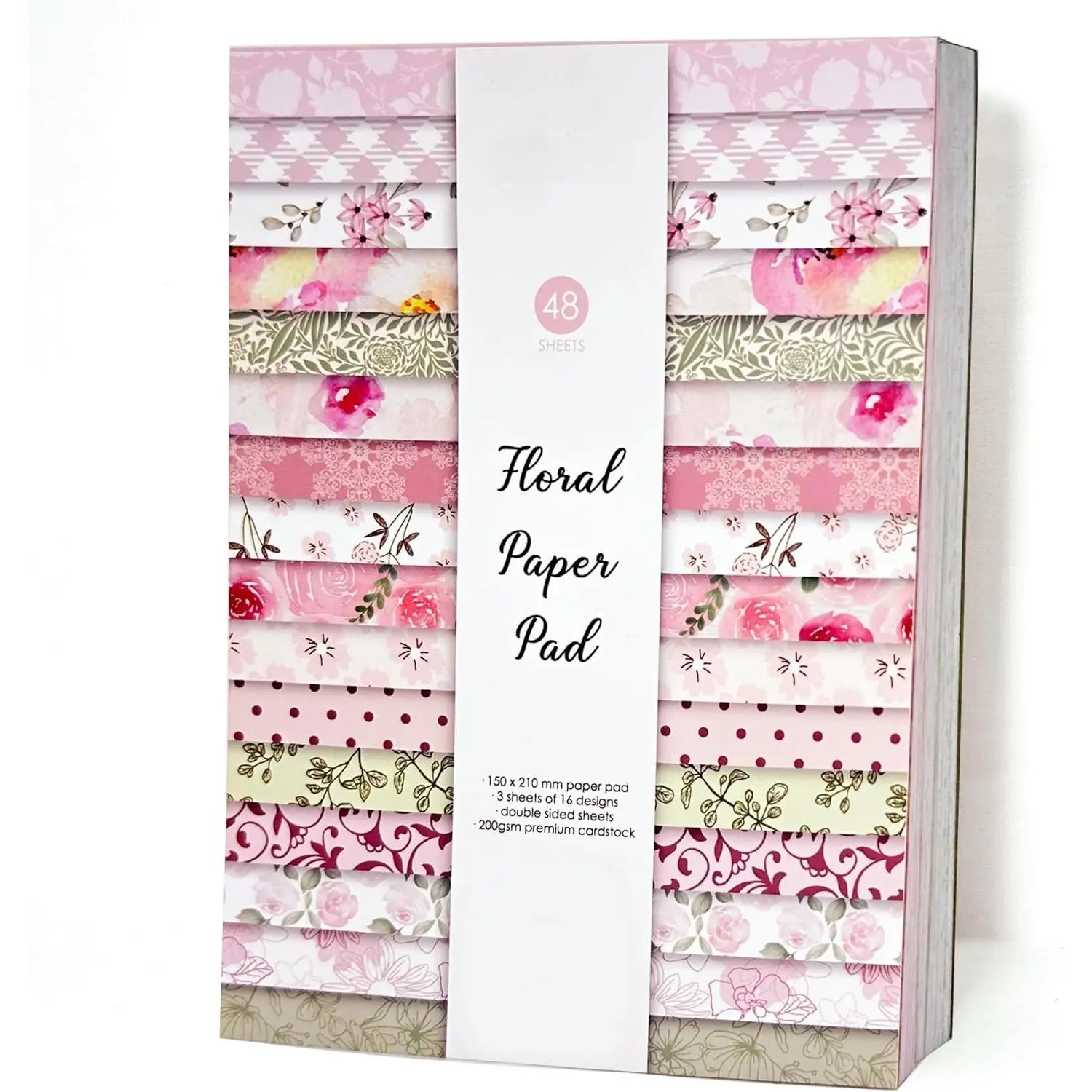 48 sheets Spring  Scrapbooking Cardstock Decorative Paper Pack for Card Making Background Origami Scrapbook Paper Scrapbook Materials Supplies