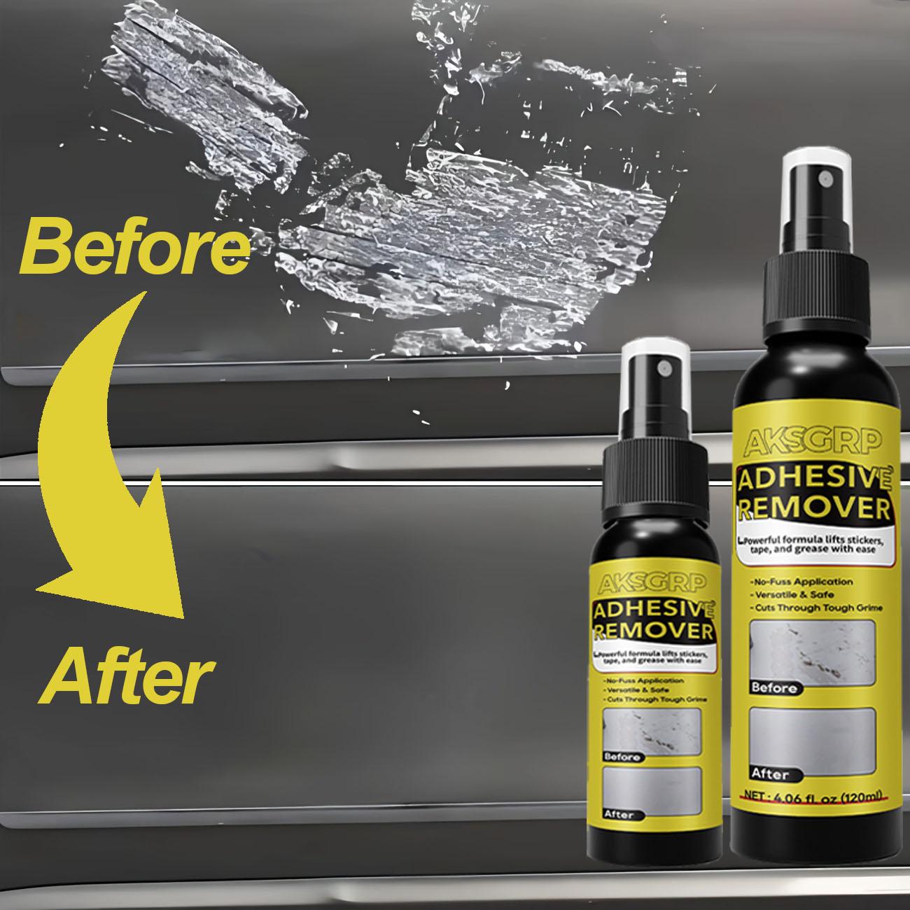 Adhesive Remover, Dissolves And Softens Adhesive on Automotive Glass And Paint, Automotive Safe, Easily Removes Glue Labels, Decal Tape Residue, Residue Removal, Remove Stickers Quickly