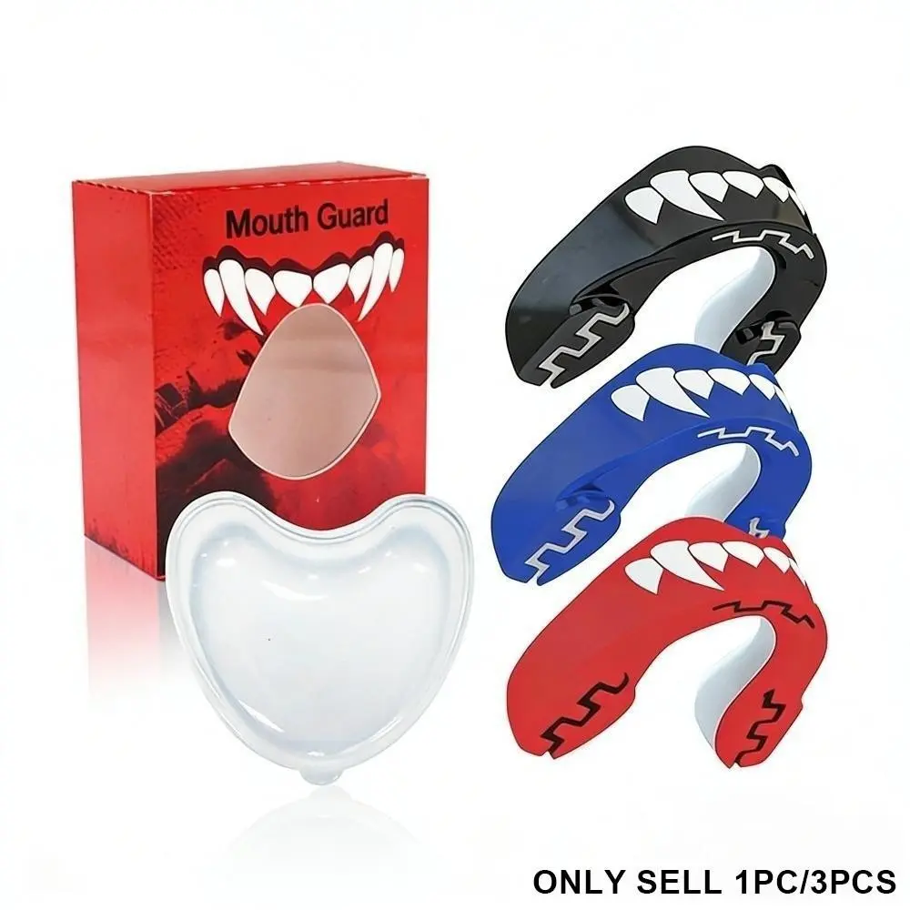 Sports Mouth Guard Set with Double Layer Design, Comfortable Custom Fit, Moldable Mouth Guard & Storage Case, Mouthguards, Boxing, MMA, Football & Training Gear Must-Have