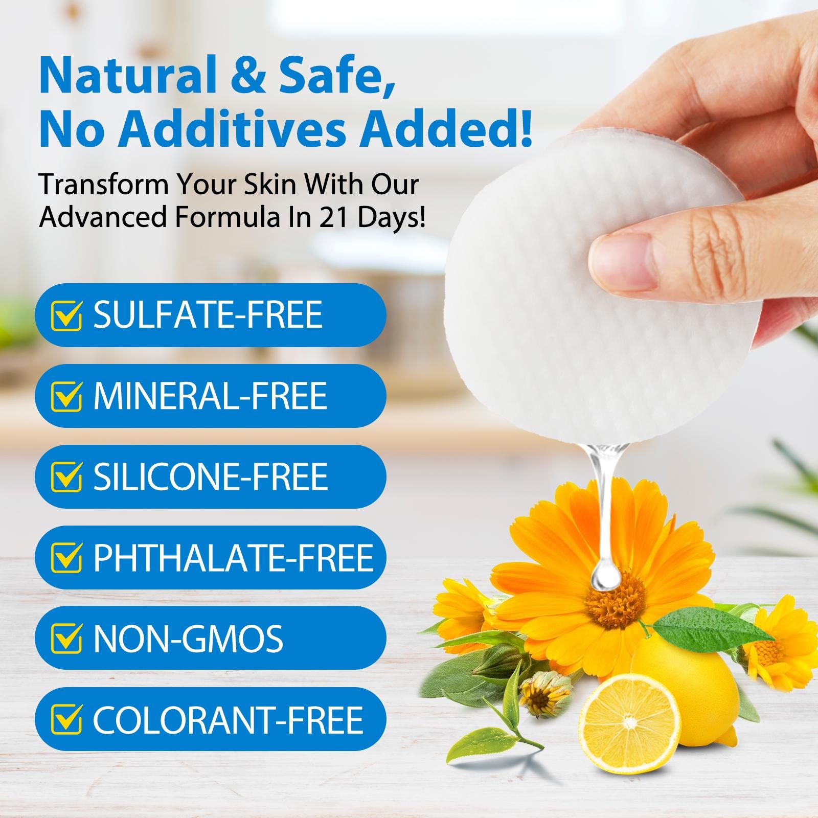 3 Counts Moisturizer, ALIVER Glycolic Acid Pads 40pcs, Contains Vitamins B3, B5, C, And E For Smooth And Glowing Skin, 20% Collagen For Hydrated And Smooth Skin, Deep Nourishment, Moisturization, And Enhanced Skin Barrier.