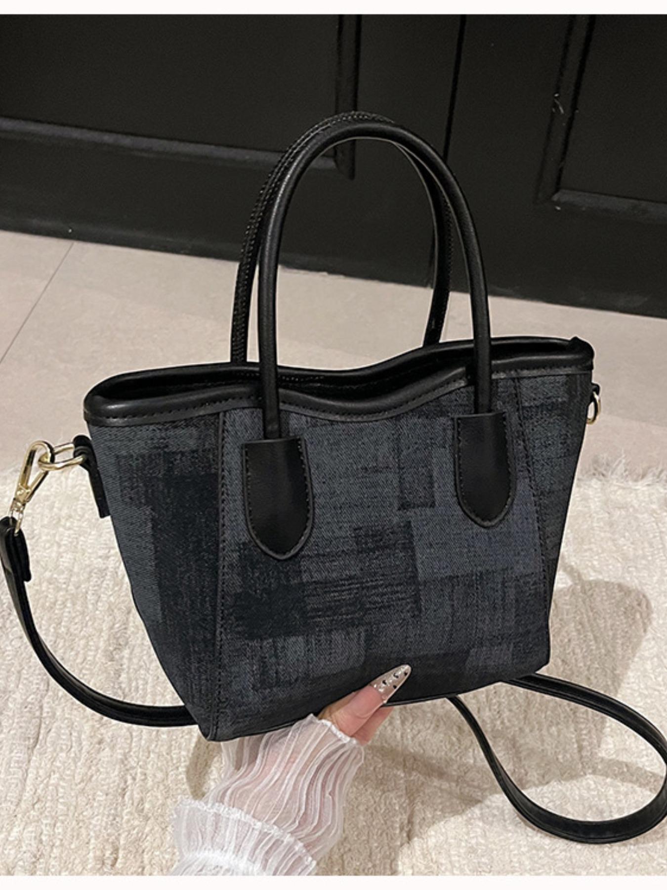 Unique Design Bucket Bag for Women, 2026 New Single Shoulder Crossbody Bag, Simple Casual Elegant Trendy Handbag for Ladies