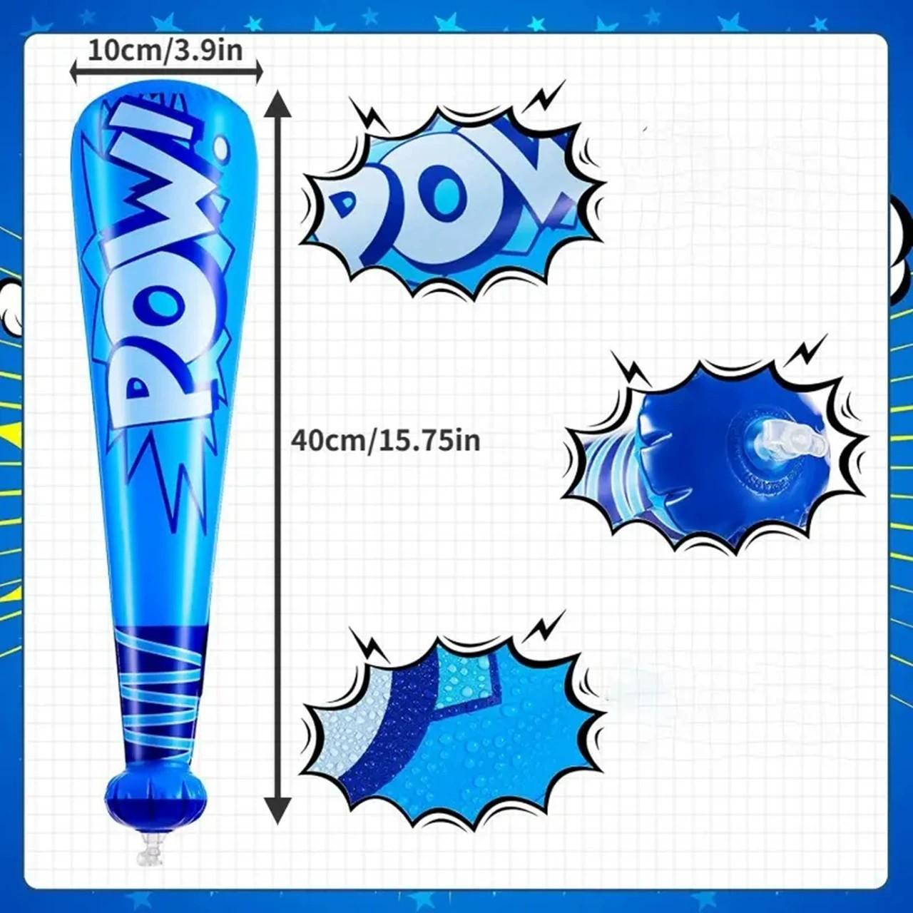 5pcs Inflatable Baseball Bat Party Props, Inflatable Cheer Bats for Sports Events, World Cup Support Inflatable Bats, Fun Party Accessories