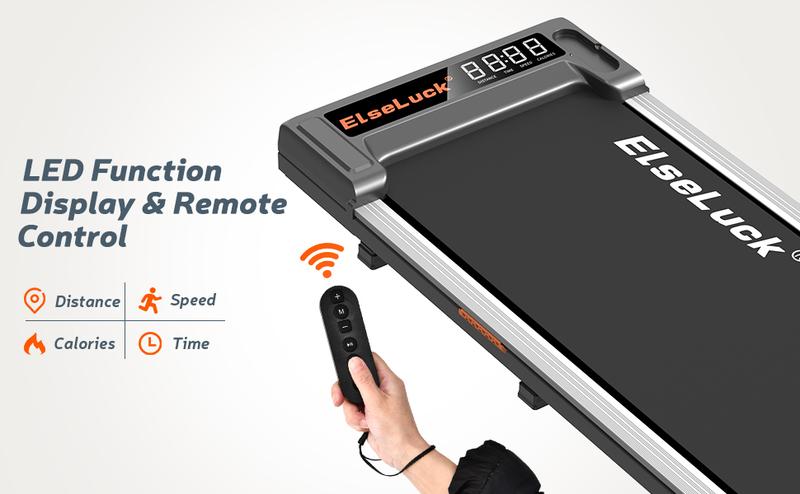 Walking Pad, Under Desk Treadmill for Home Office, 2 in 1 Portable Walking Treadmill with Remote Control, Walking Jogging Machine in LED Display