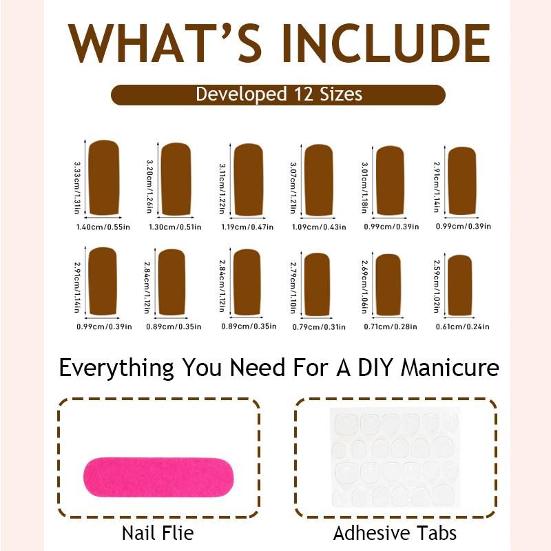 New Fashion Square Leopard Print Cherry Nail Tips, Nude Base with Wine Leopard Edge, Glitter Butterfly Design, Detachable False Nails