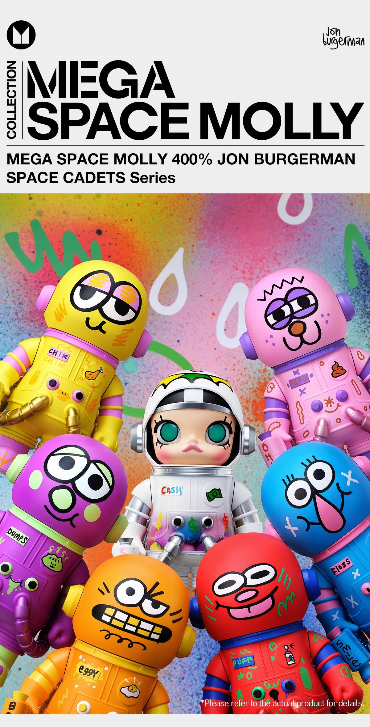 Unboxing-MEGA SPACE MOLLY 400% JON BURGERMAN SPACE CADETS Series-3.0