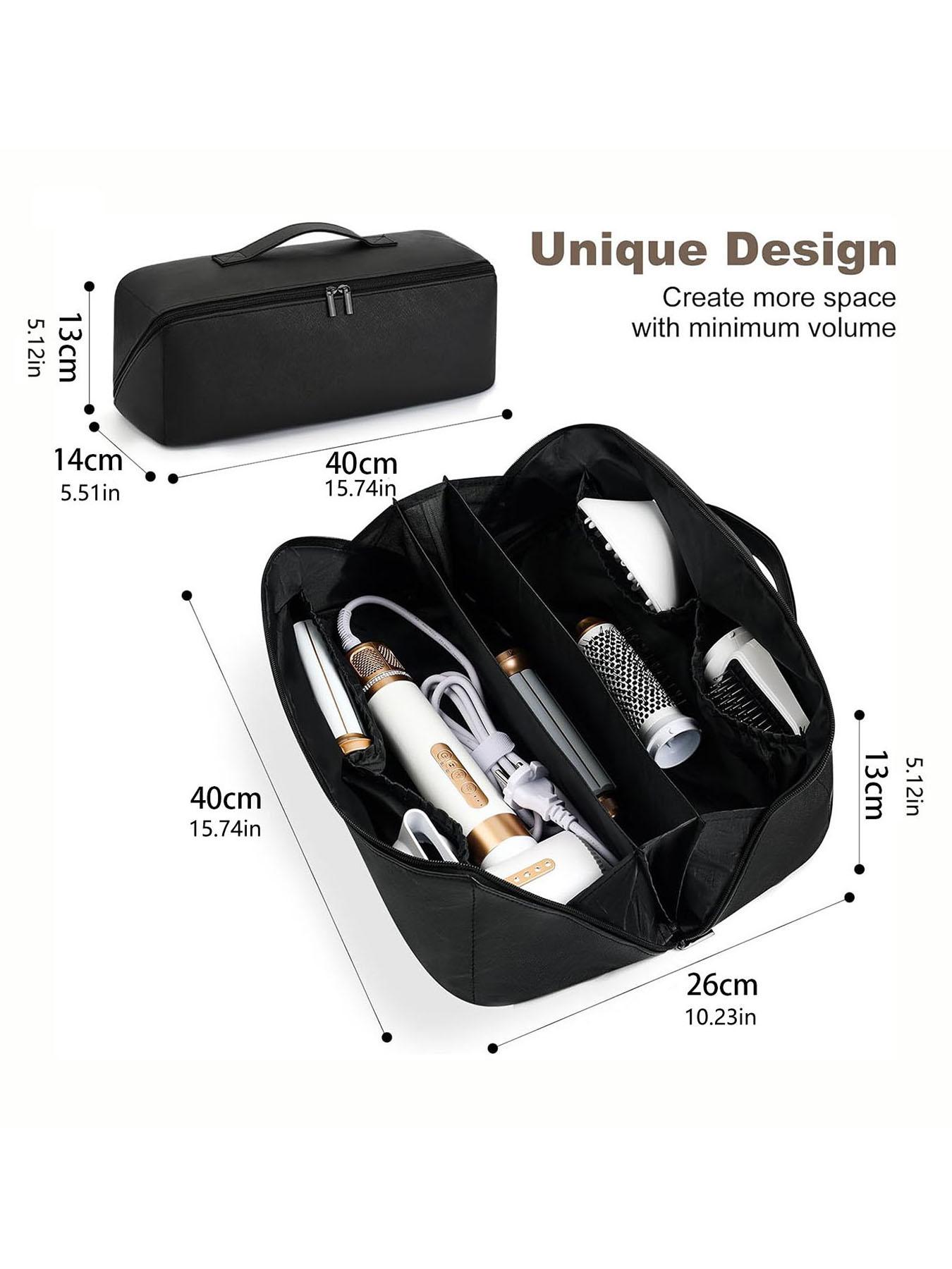 Hot Hair Tools Travel Bag, Large Capacity Wide-Open Pouch, Hair Accessories Organizer, Ideal for Flat Irons, Straighteners, Curling Iron, Travel Essentials for Women